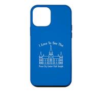 Provo City Center Utah Temple, I love to see my temple happy Case for iPhone 12 mini