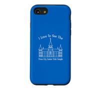 Provo City Center Utah Temple, I love to see my temple happy Case for iPhone SE (2020) / 7/8