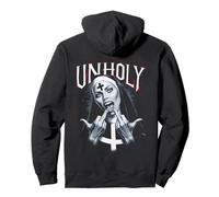 Provocative and Expressive - Rebellious Fashion UNHOLY Pullover Hoodie