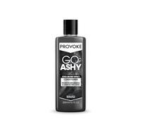 PROVOKE Go Ashy Conditioner 200ml, Remove Brassiness & Adds Silvery Tone to Hair, Formulated with Triple Toning Technology, Turn Warm & Brassy Hair to Cool & Ashy