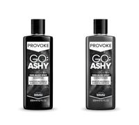 PROVOKE Go Ashy Double Bundle Shampoo 200ml & Conditioner 200ml, Removes Brassiness & Adds Silvery Tone to Hair, for Blondes, Silvers, Brunettes & Balayage