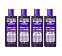 PROVOKE Touch Of Silver Brightening Purple Shampoo 200 ml, Neutralises Yellow and Orange tones, Formulated with Violet and Blue Pigments (Pack of 4)