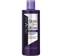 PROVOKE Touch Of Silver Brightening Purple Shampoo 200ml, Neutralises Yellow & Orange tones, Formulated with Violet & Blue Pigments