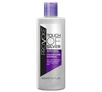 PROVOKE Touch Of Silver Colour Care Shampoo 200ml, Daily Colour Protect Shampoo, Prolongs Colour & Adds Shine