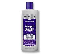 PROVOKE Touch Of Silver Colour Care Shampoo 400 ml , Daily Colour Protect Shampoo, Prolongs Colour and Adds Shine