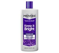 PROVOKE Touch Of Silver Colour Care Shampoo 400 ml , Daily Colour Protect Shampoo, Prolongs Colour and Adds Shine