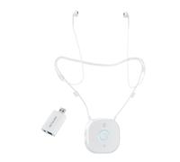 PROW Wireless TV Headphones for Seniors & Hearing Impaired, Semi-in-Ear TV with Independent L/R Volume Adjustment, Large Buttons, Lightweight, Support USB/Optical/RCA/3.5mm Connections for Most TVs