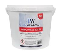 ProWashroom Pro-Kleen Urinal Channel Blocks 3KG - Cherry Fragrance - Non PDCB - Slow Dissolving - 30 Day Control