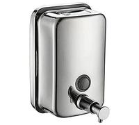 ProWashroom Pro-Washroom Manual Pump Soap Dispenser Stainless Steel Wall Mounted Large Commercial 1L