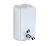 ProWashroom Pro-Washroom Manual Pump Soap Dispenser WHITE Wall Mounted Large Commercial 1L