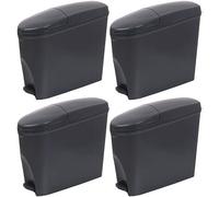 ProWashroom Sanitary Bin 20L Slimline Washrooms Toilets Hygienic Disposal Pedal Container Bins for Female Ladies And Baby Hygiene Products x4