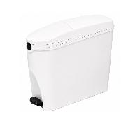 ProWashroom Sanitary Bin 20L Slimline Washrooms Toilets Hygienic Disposal Pedal Container Bins for Female Ladies And Baby Hygiene
