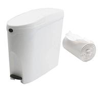 ProWashroom Sanitary Bin 60L & 150 Bin Liners - Slimline Washrooms Toilets Hygienic Disposal Pedal Bins
