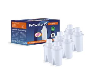 Prowater Jug Water Filter Cartridges Compatible With Classic Style (6 Pack)