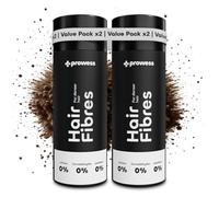 Prowess Medium Brown Cotton Hair Building Fibres Bundle, Thinning Hair Solution, Instant Impact, Men All Ages (50 g (Pack of 2))