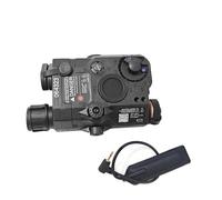 ProWildGear PEQ-15 Style Battery Case Box Sight + LED Flashlight BK/DE For AEG GBB CQB (black/red dot)