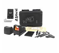 ProWildGear Reflex Sight Red Dot Sights Mit Seitlichem ON/Off Schalter with Universal Mount or Kill Flash Protection (Black/Universal Mount)