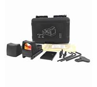 ProWildGear Reflex Sight Red Dot Sights Mit Seitlichem ON/Off Schalter with Universal Mount or Kill Flash Protection (Black)