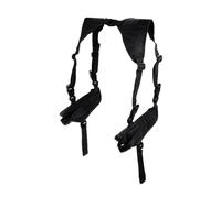 ProWildGear Tactical Universal Double Draw Shoulder Holster,Adjustable Elastic Band (black)