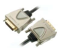 Prowire HQ 5m DVI Dvi-D Plug Dual-Link Gold for PC Monitor TV Projector