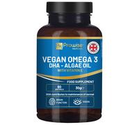 Prowise Vegan Omega-3 DHA from Algae Oil | 60 Softgels with Vitamin E