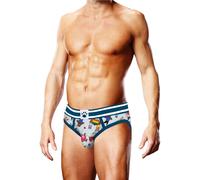 Prowler Bears With Hearts Brief Blue