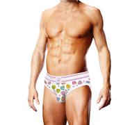 Prowler Candy Hearts Brief White & Pink