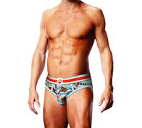 Prowler Gaywatch Bears Backless Brief Blue Red