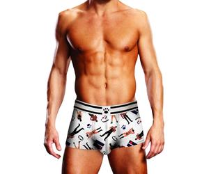 Prowler Leather Pride Trunk White & Black, S