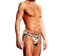 PROWLER MENS JOCKSTRAP MENS WHITE PRIDE FLAG JOCK STRAP UNDERWEAR JOCK
