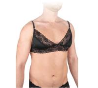 Prowler - Mens Lace Bra (Large (40" - 42", 101cm - 106cm)) Black