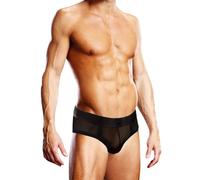 Prowler Mesh See-Through Brief Black
