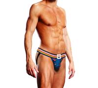 Prowler Pixel Art Gay Pride Collection Jockstrap Blue Rainbow, XS
