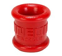 Prowler RED by Oxballs Red NEO Tall Ball Stretcher - Liquid Platinum Silicone