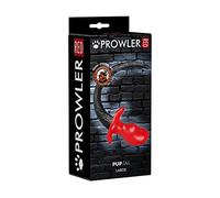 Prowler RED by Oxballs - The PUPTAIL - Pure Platinum Silicone - Large 14" Tail - 4.5" Insertable Butt Plug