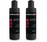 Prowler RED Cum Lubricant - 250ml Water-Based Personal Lube | Realistic White Creamy Texture, Smooth Non-Sticky Formula, Condom Compatible, Anal & Penile Use (Pack of 2)