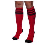 Prowler RED Football Socks, Kinky Bedroom Dress Up, One Size (Red/Black)