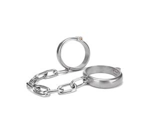 Prowler RED Heavy-Duty Stainless Steel Ankle Cuffs - Premium Metal Bondage Restraints for BDSM Play | Durable Adjustable Design for Secure Submissive Control, Authentic Weight & Strength
