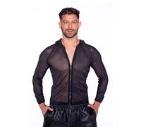 Prowler RED Mesh Hoodie - Contemporary Fashion Statement Piece (Small (36" - 38", 91cm - 96cm))