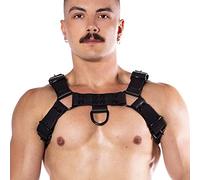 Prowler RED Noir Harness Premium Black - Small UK Chest Size - 36" - 39"