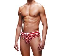 Prowler Red Paw Backless Brief Red White, S
