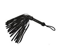 Prowler RED Short Leather Flogger | Impact Play Whip with Multiple Tails & Grip Handle | Bondage Discipline Gear