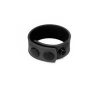 Prowler RED Silicone Cock Strap - Adjustable Black Strap for Men | Comfortable & Durable Enhancer with Snap Fasteners, Body-Safe Silicone