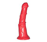Prowler RED The Ow Gallo Anal Horse Dildo in Red - Intense and Pleasurable Anal Stimulation - 11 Inches in Length, 8 Inches in Circumference at The Base - for Experienced Anal Players