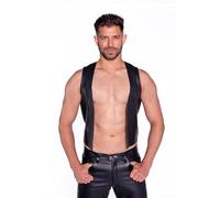 Prowler RED Waistcoat Black - LARGE: CHEST 42-44 inch /108-112 cm COLLAR 18 inch / 45.75 cmProwler RED Range Of Leather