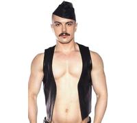 Prowler RED Waistcoat Black - MEDIUM: CHEST 40-42 inch / 100-108 cm COLLAR 17.5 inch / 44.5 cmProwler RED Range Of Leather