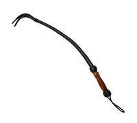 Prowler RED Wooden Handle Hunter Paddle | Split-Tip Leather BDSM Impact Toy