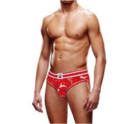Prowler Reindeer Backless Brief Open Back Red, L