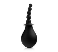 Prowler Rippled Douche, Black, 220 ml: Rippled Black Douche by Prowler for Enhanced and Pleasurable Anal Cleaning