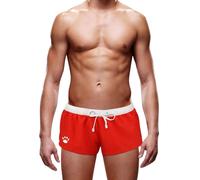 Prowler Paw Printed Swim Trunk in Red (XXL)